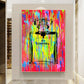 Chanel No 5 splash Graffiti art