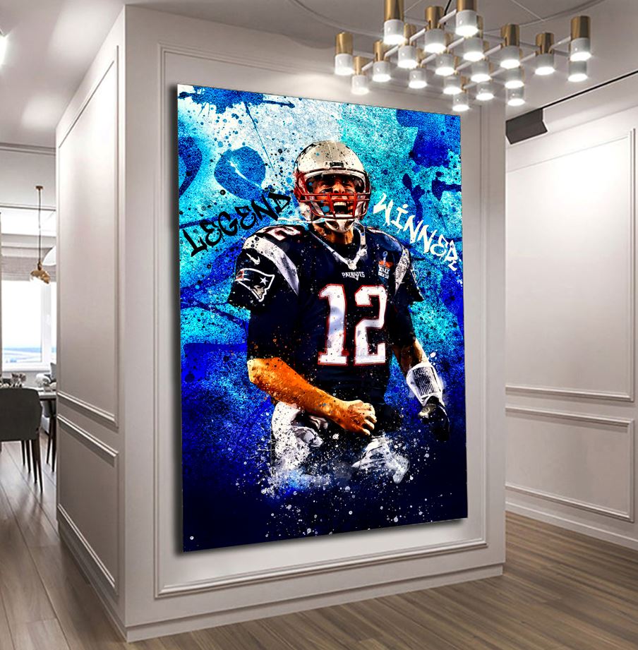 Tom Brady- Patriots blue