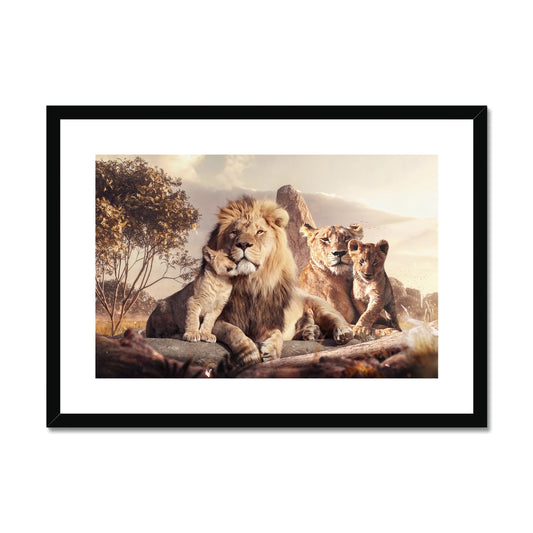 Kings of the Wild Framed & Mounted Print