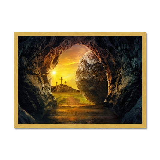 Sunrise of Salvation Antique Framed Print