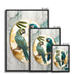 Exotic Pair Float  Framed Canvas