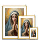 Mary's Devotion Antique Framed & Mounted Print