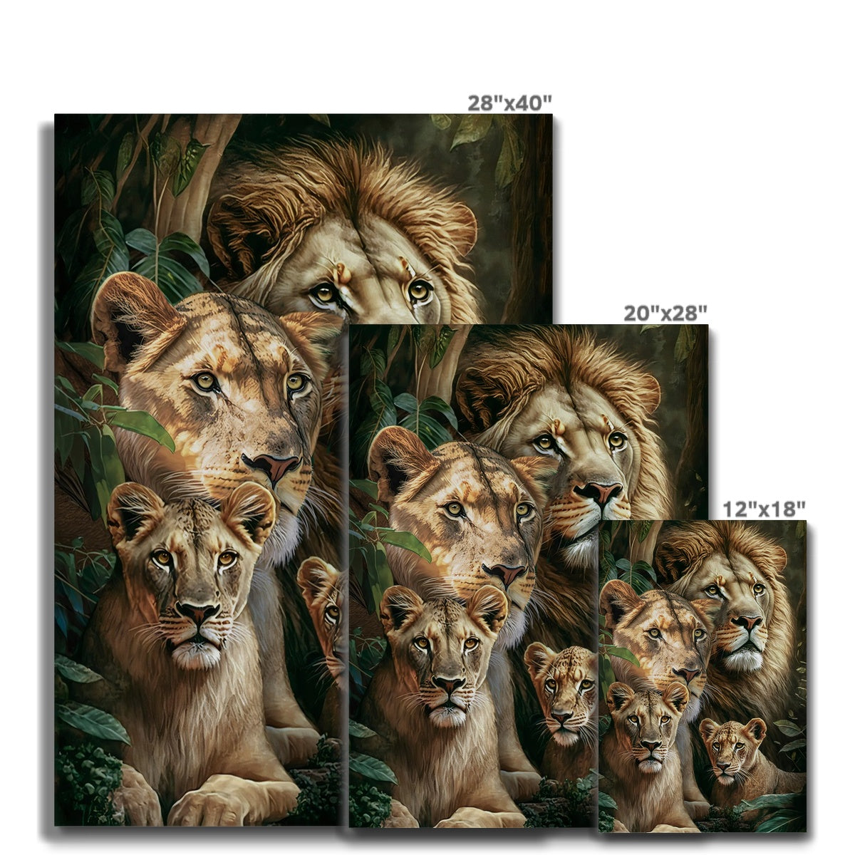 Royal Lineage Framed Canvas