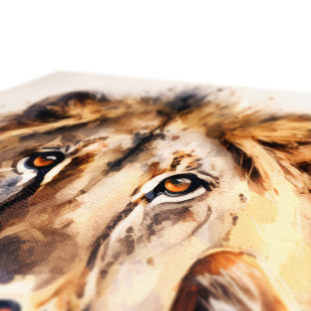 Watercolor Majesty Framed Canvas