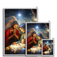 The Holy Birth Antique Framed Print