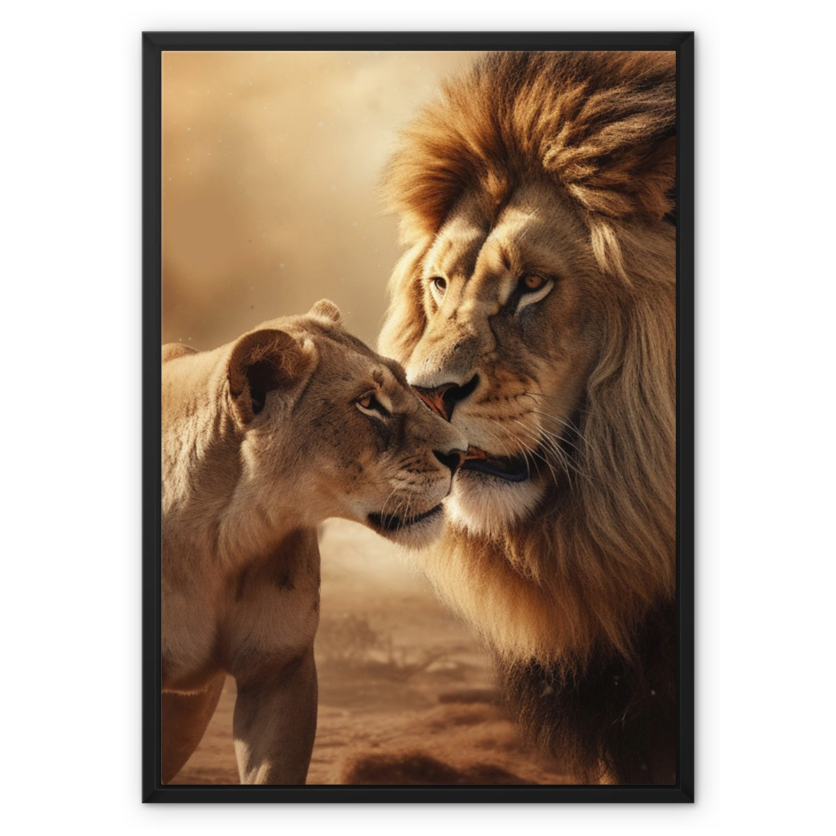 Regal Love Float Framed Canvas