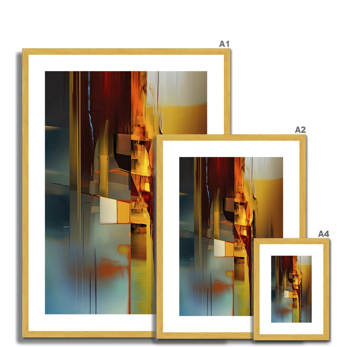 Urban Resonance Antique Framed & Mounted Print