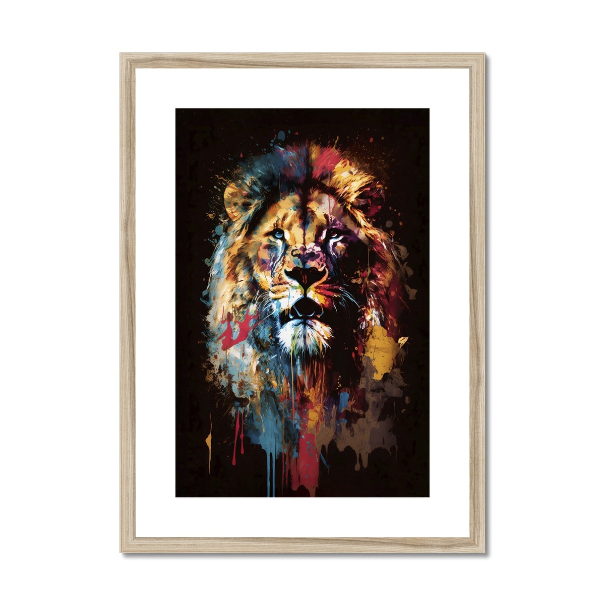 The Artful Roar Framed Print