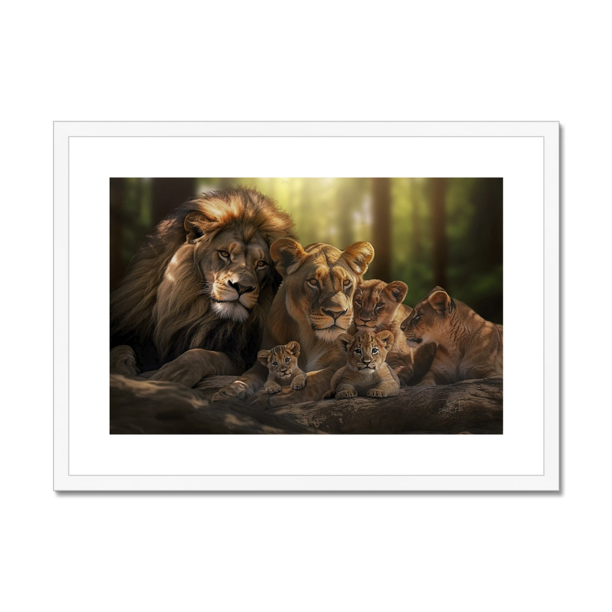 Kings and Cubs Framed & Mounted Print