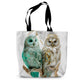 Enchanted Owls Canvas Bag