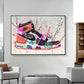 Jordan 1 Rust O.G Graffiti Canvas