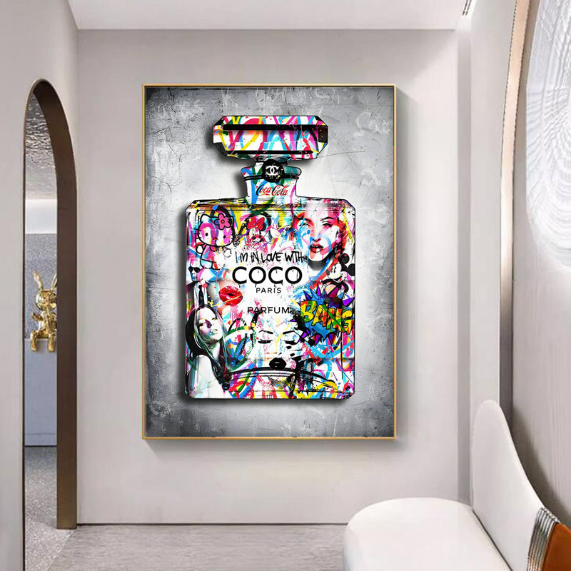 Coco Chanel Graffiti – Kanvasartkingdom