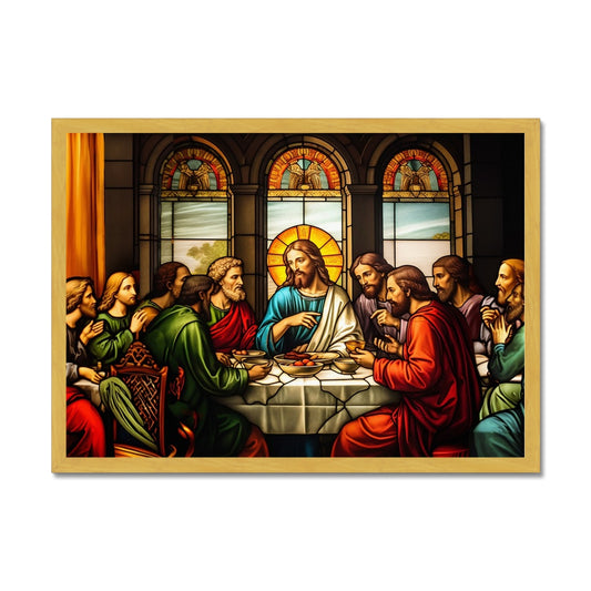 The Last Supper Antique Framed Print