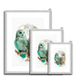 Enchanted Owls Antique Framed Print