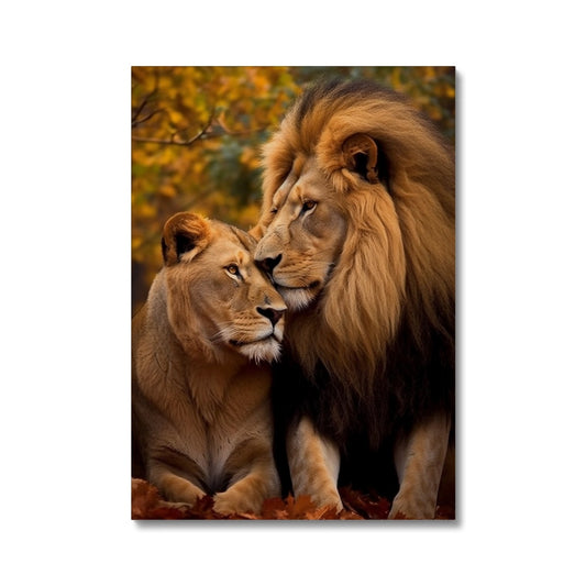 Majestic Companions Framed Canvas