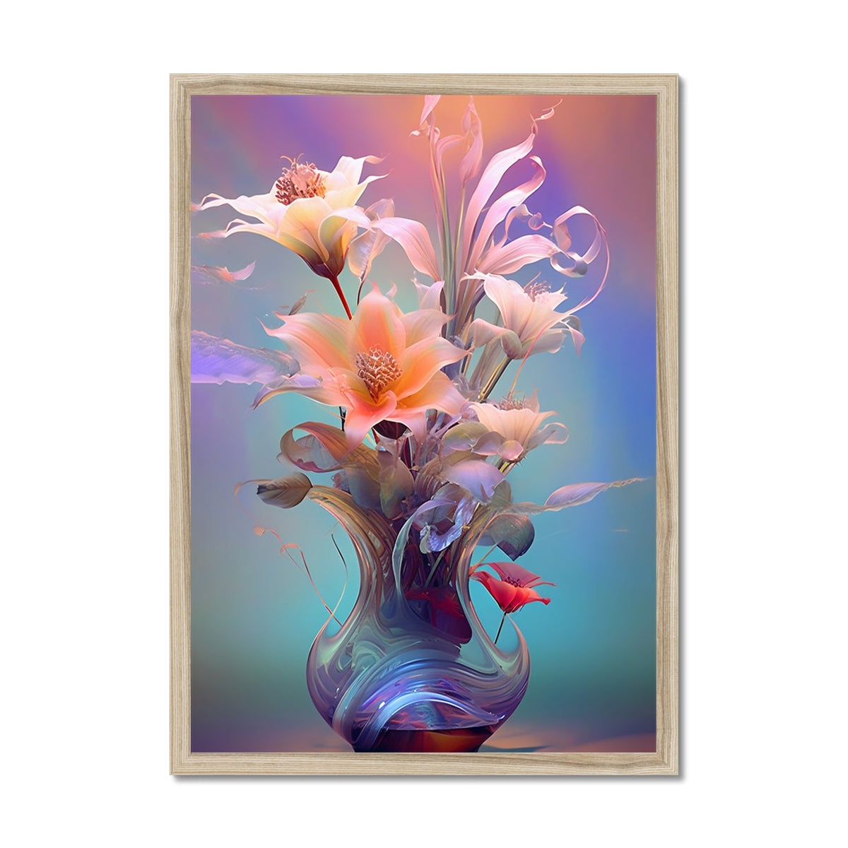 Flower Vase Framed Print