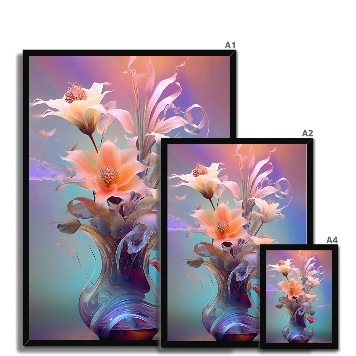 Flower Vase Framed Print