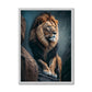 Jungle King Antique Framed Print