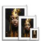 Golden Women Antique Framed & Mounted Print