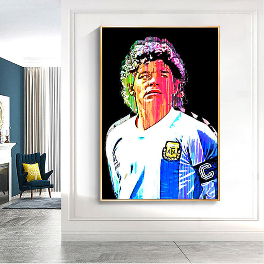 Diego Maradona Dripping graffiti