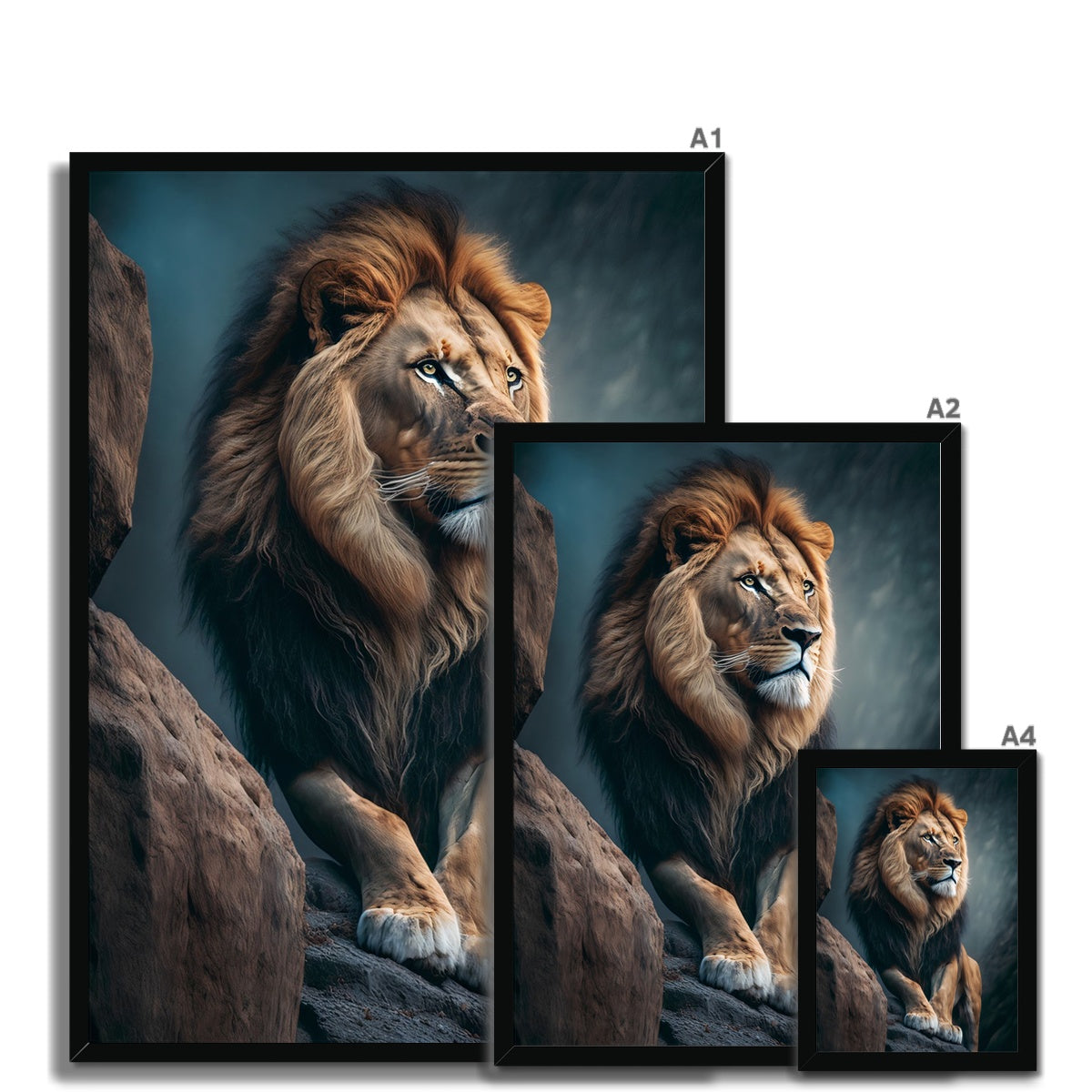 Jungle King Framed Print