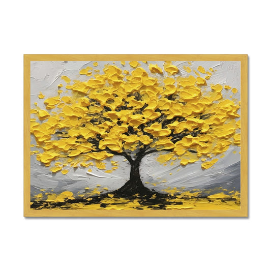 Golden Flourish Antique Framed Print