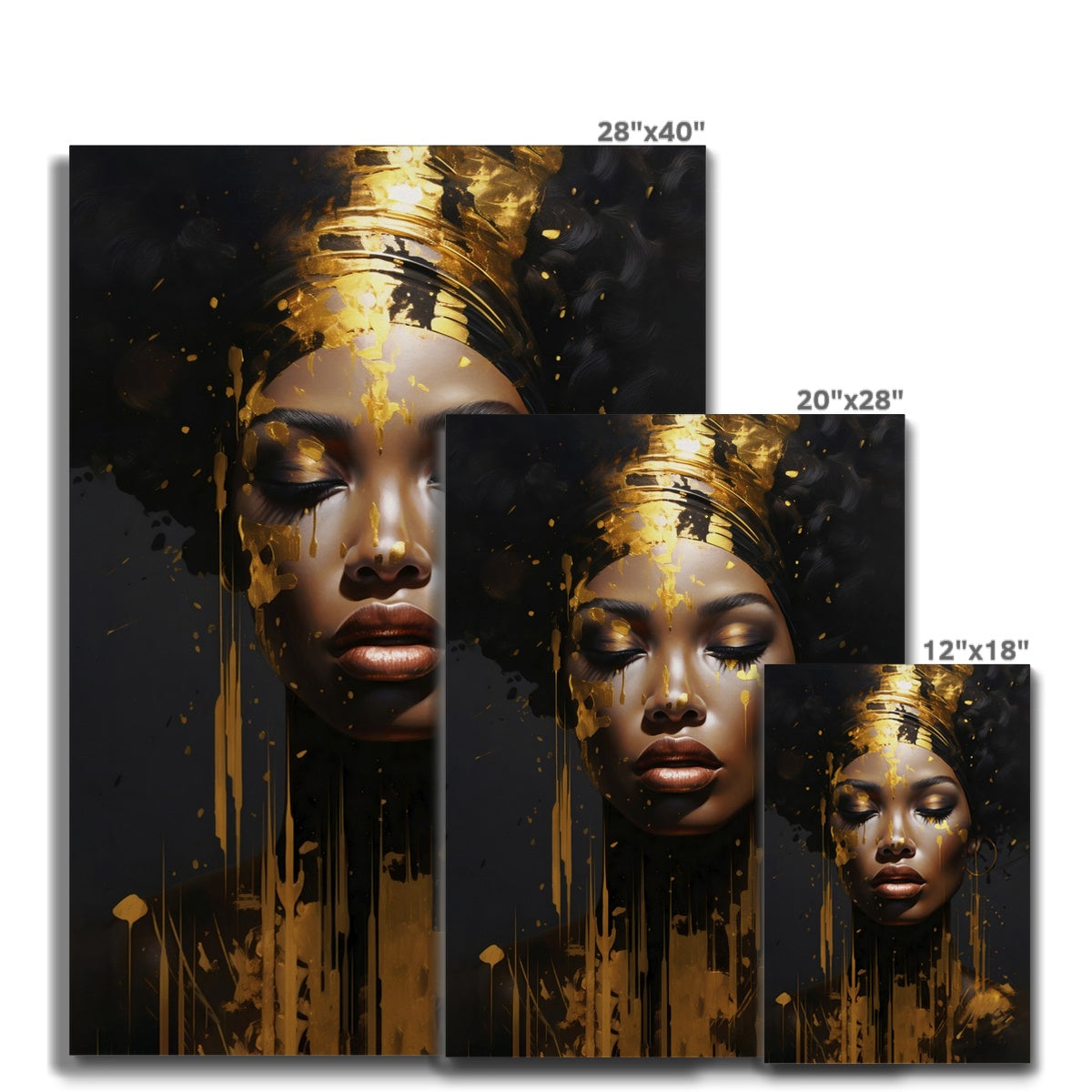 Golden Women Canvas