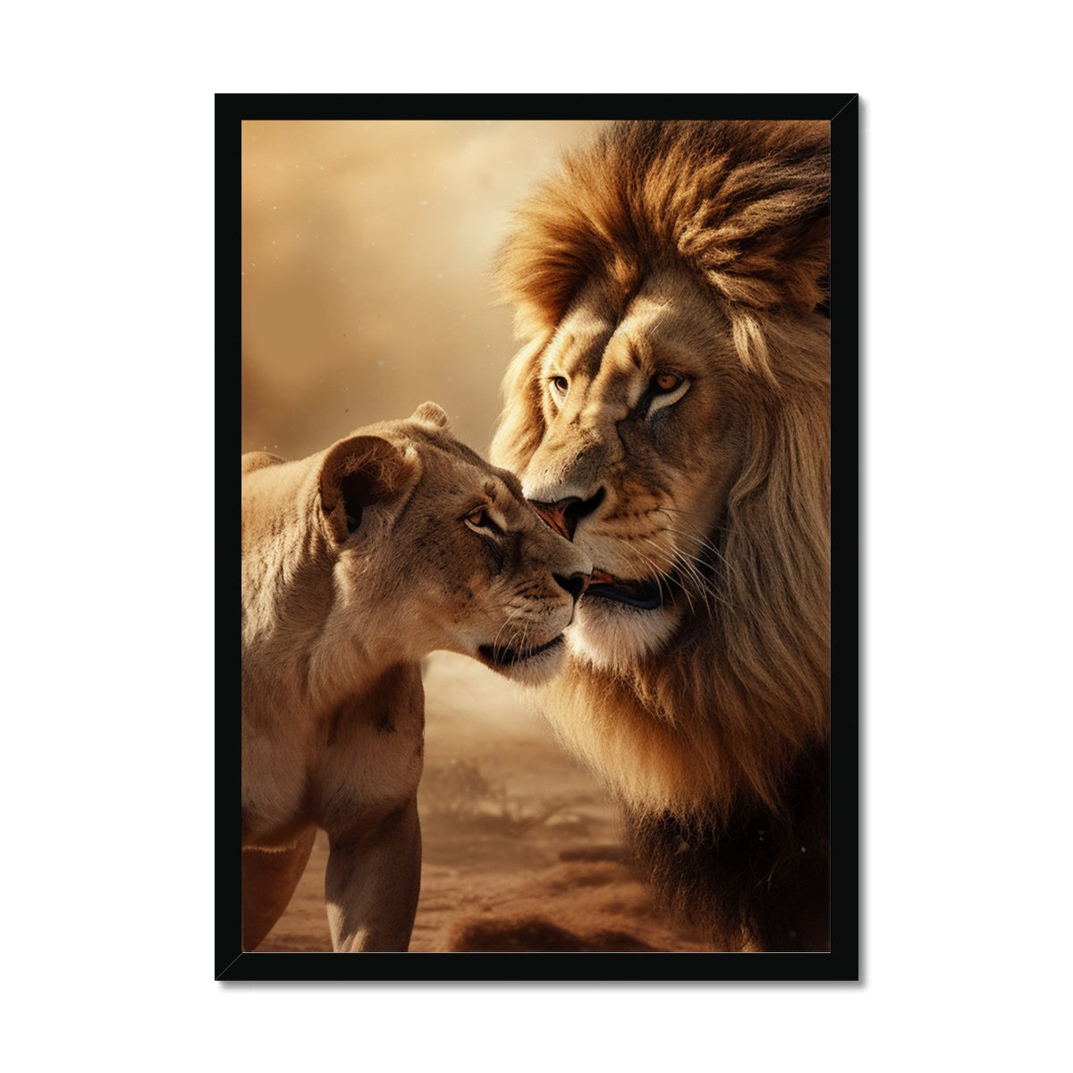 Regal Love Framed Print