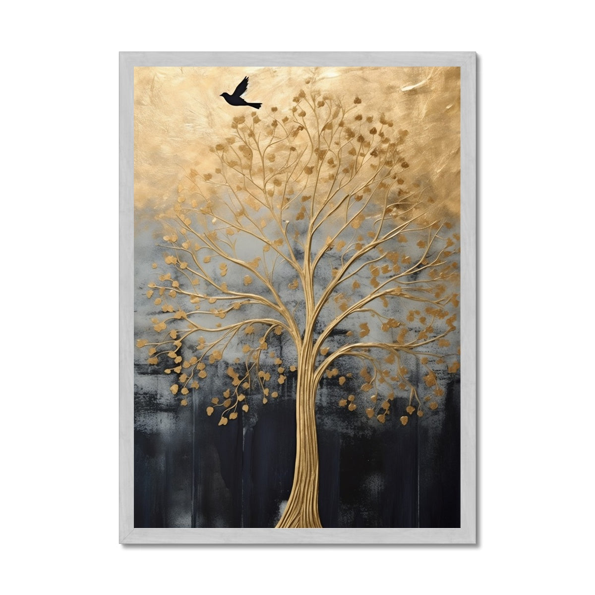 Tree of Tranquility Antique Framed Print