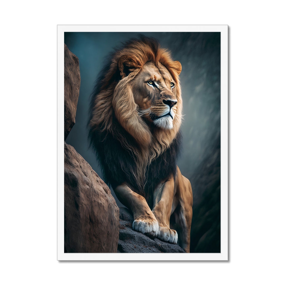 Jungle King Framed Print