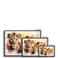 Watercolor Majesty Float Framed Canvas