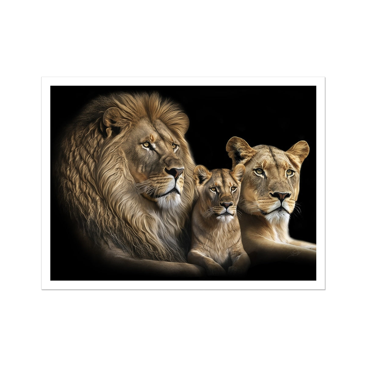 The Noble Trio Canvas Print