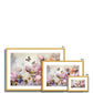 Whispering Blooms Antique Framed & Mounted Print