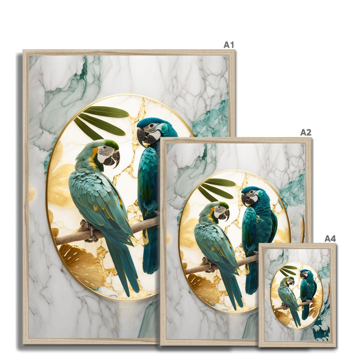 Exotic Pair Framed Print