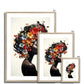 Flower Hair  Framed & Mounted Print