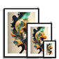 Abstract Burst Framed & Mounted Print