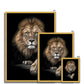 King of Beasts Antique Framed Print