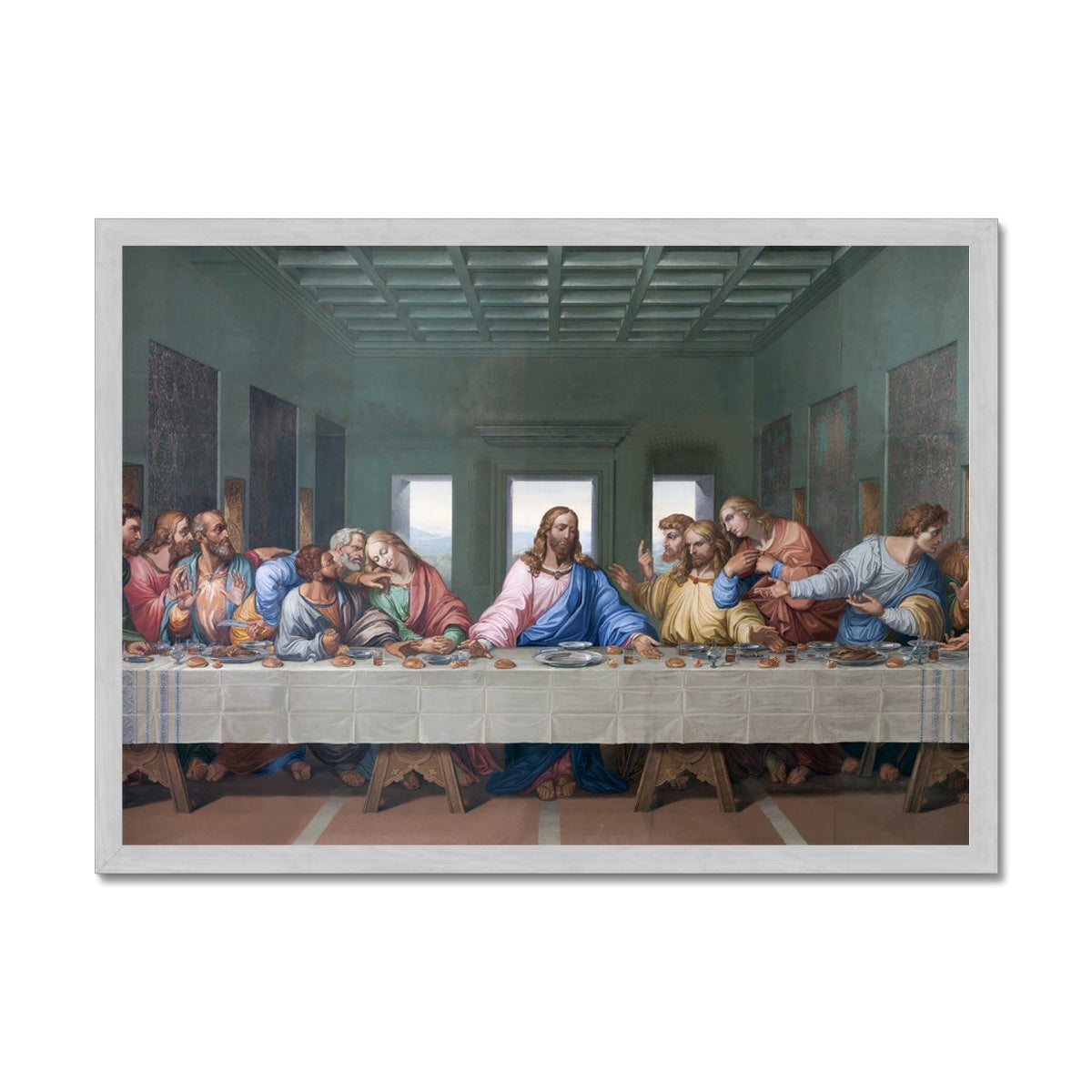 The Last Supper Antique Framed Print