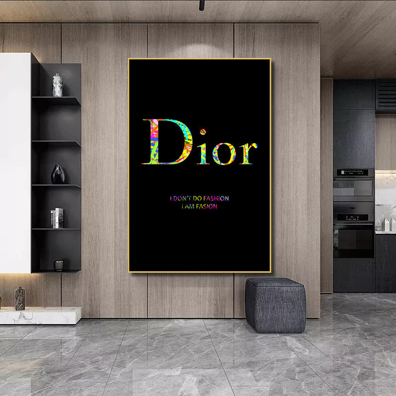 Dior Graffiti Canvas