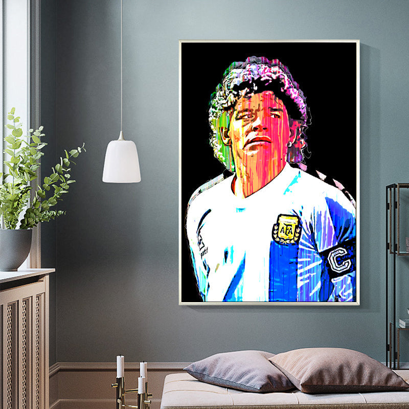 Diego Maradona Dripping graffiti