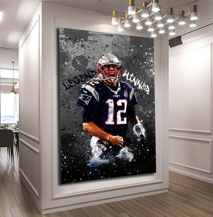 Tom Brady- Patriots black