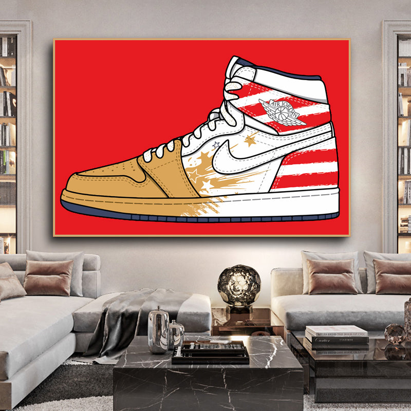 Dave White x Nike Air Jordan 1 "Wings for the Future Gold"