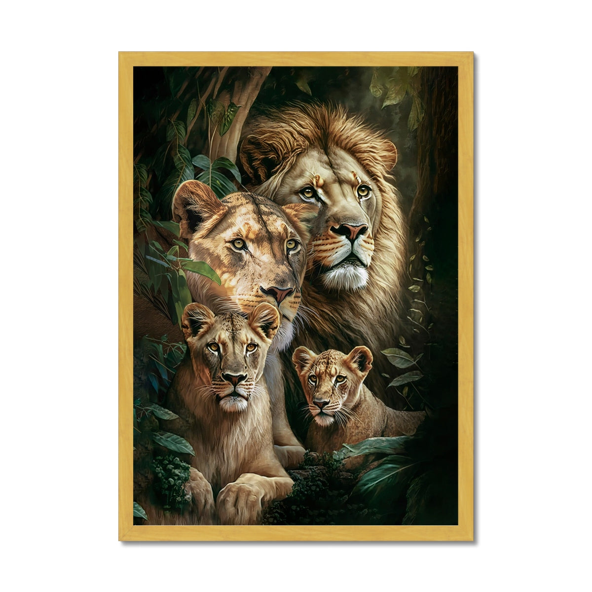 Royal Lineage Antique Framed Print