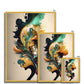 Abstract Burst Antique Framed Print