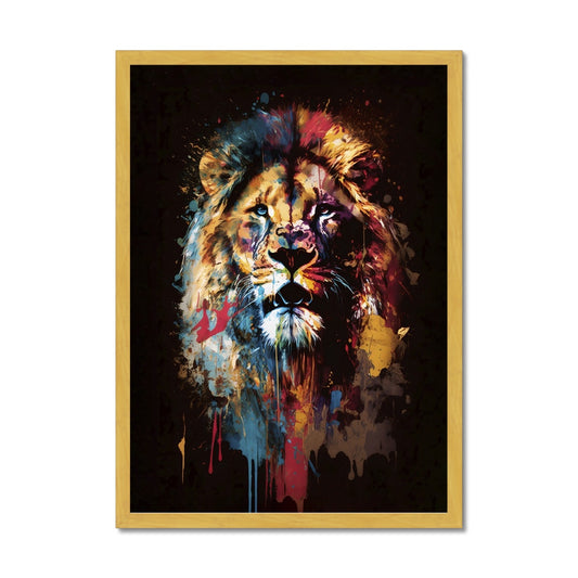 The Artful Roar Antique Framed Print