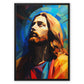 Christ in Prism Float Framed Canvas