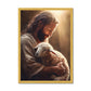 Eternal Shepherd Antique Framed Print