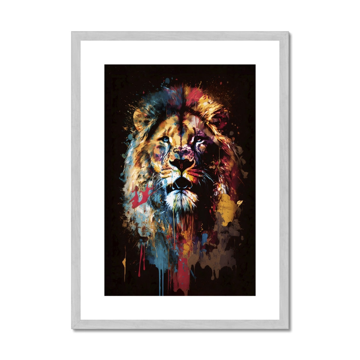 The Artful Roar Antique Framed Print