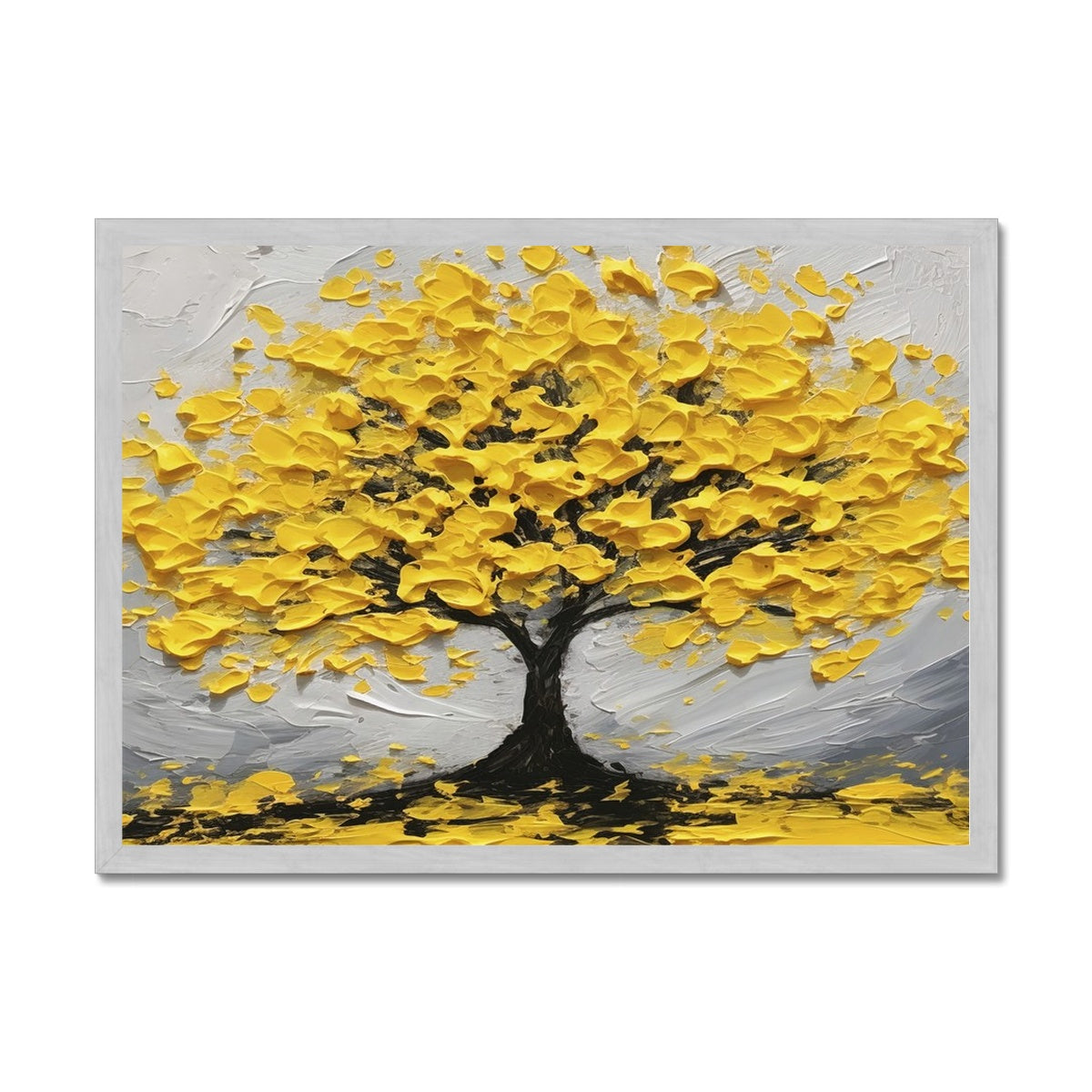 Golden Flourish Antique Framed Print