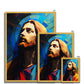 Christ in Prism Antique Framed Print